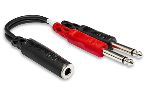 Hosa YPP136 - Cable patch jack TSR (6.3 mm, estéreo, dual) - Tech & Electronics Amazon Spain à 8.99€