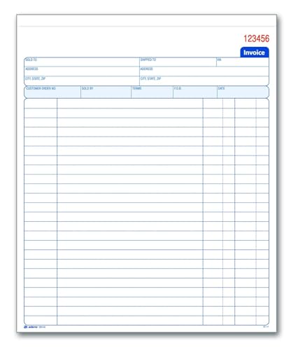 Adams Rechnungsbuch, 21,6 x 25,4 cm, 2-teilig... - Fournitures Bureau Amazon Allemagne à 4.23€
