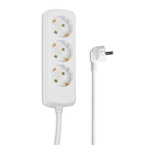 HAMA Presa Multipla a 3 Vie Schuko, Bianco - Bon plan à 3.98€