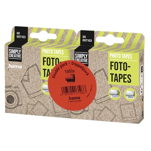 Hama Fototapes 1.000 Stück (2 x 500 Fotokleber... - Maison & Cuisine en promo à 4.29€