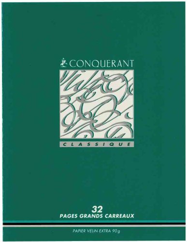 Conquérant Cuaderno 32P 17 x 22 cm (color aleatorio) - Fournitures Bureau Amazon Espagne à 3.54€