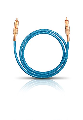 Oehlbach 10703 - Cable cinch para conector RCA, azul - High-Tech & Électronique Amazon Espagne à 31.46€