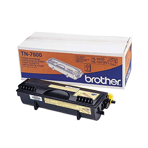 Brother TN7600 - Tóner negro (duración estimada: 6.500... - Fournitures Bureau Amazon Espagne à 30.88€