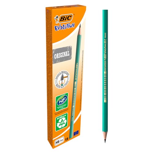 BIC Evolution Original HB, lápices con mina irrompible... - Fournitures Bureau Amazon Espagne à 1.78€