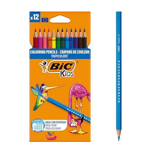 BIC Kids Tropicolors, Crayons de Couleur, Couleurs... - Jouets & Jeux Amazon France à 1.49€