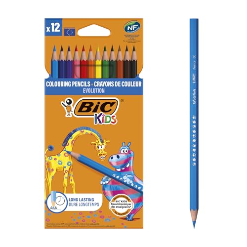 Bic Kids Evolution Ecolutions Crayons De Couleur, Coloris... - Jouets & Jeux Amazon France à 1.96€