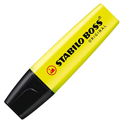 STABILO BOSS - EVIDENZIATORE GIALLO 1PZ - Fournitures Bureau Amazon Italie à 1.30€