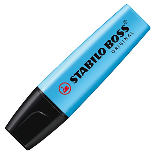STABILO Evidenziatore BOSS ORIGINAL - penna singola - blu - Fournitures Bureau Amazon Italie à 1.30€
