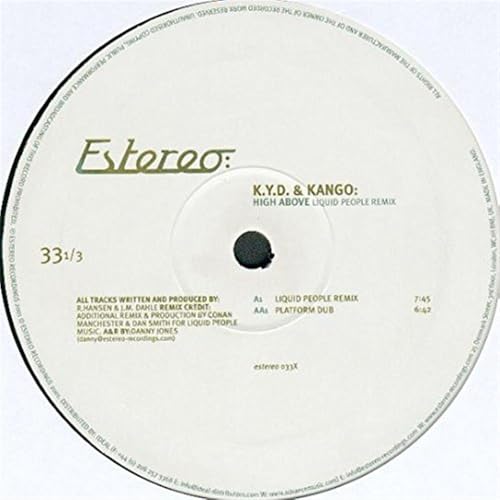 High Above [12" VINYL] - Musique & Instruments Amazon Royaume-Uni à 23.63€