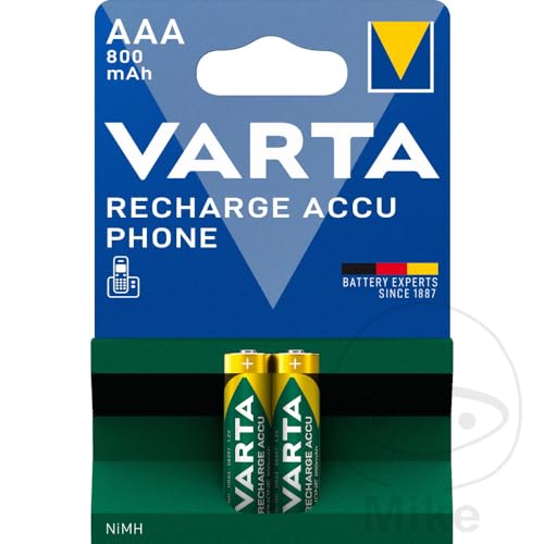 VARTA Batterien AAA, wiederaufladbar, 2 Stück, Recharge... - Sports & Fitness Amazon Germany à 3.73€