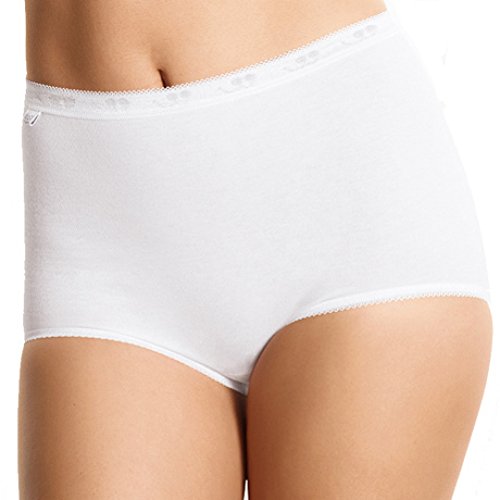 Sloggi Basic+ Maxi, Slip para Mujer, Blanco (White), 44 - Amazon Espagne à 11.00€