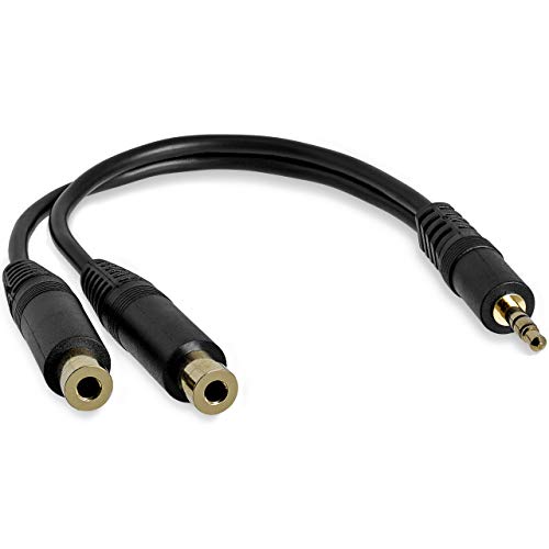 Startech.Com Cavo Splitter Stereo 15 Cm, 3.5 Mm Maschio a 2... - Sports & Fitness en promo à 3.56€