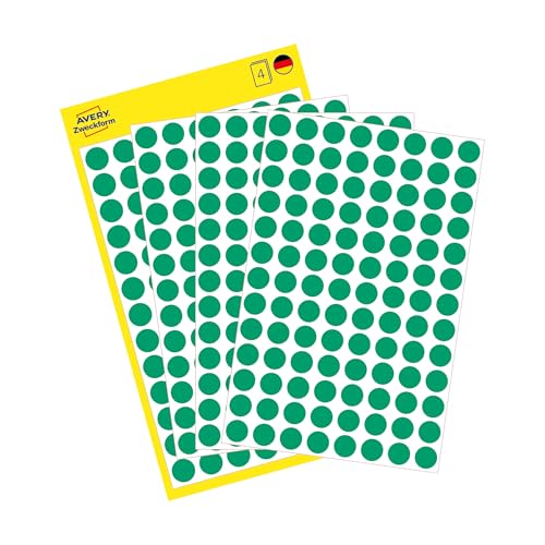 Avery Round Labels, Green Ø 8 - Amazon Italie à 3.74€
