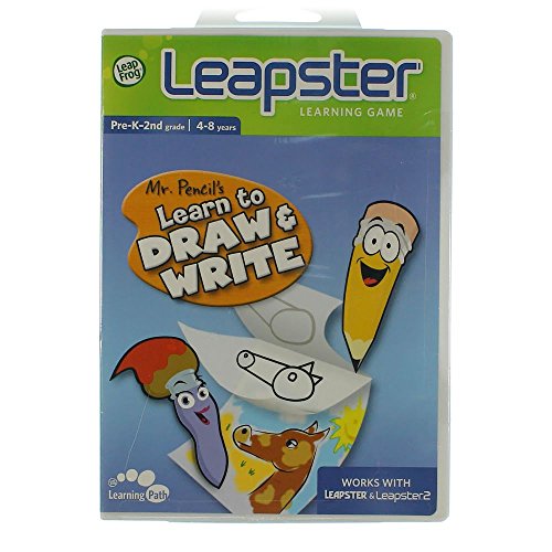 LeapFrog Leapster Game: Mr Pencil's Learn to Draw & Write - Jouets & Jeux Amazon Royaume-Uni à 1.99€