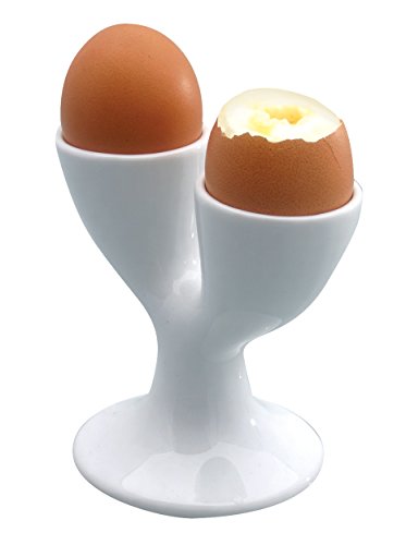 KitchenCraft Porcelain Double Egg Cup, 11 x 11 cm (4.5" x... - Home & Kitchen Amazon UK à 6.79€