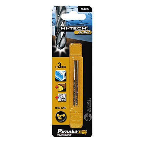 BLACK+DECKER X51023-QZ Piranha Punta da Trapano SDS, 3 mm - Maison & Cuisine Amazon Italie à 4.10€