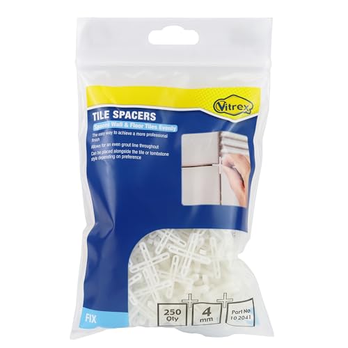Vitrex - 10 2041 Bodenfliese Spacer 4,00 mm Packung mit 250... - Bricolage & Outils Amazon Allemagne à 8.01€