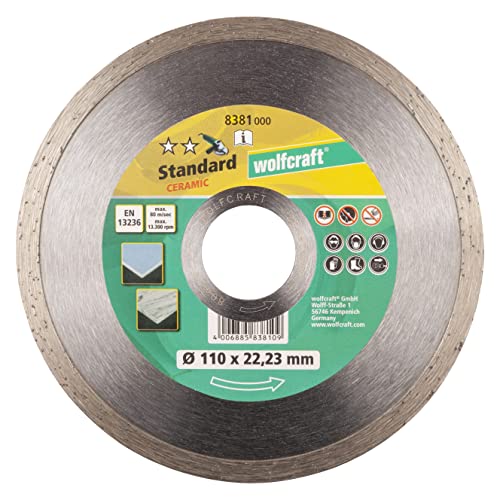 wolfcraft 8381000 - Disque Diamant à Tronçonner Standard... - Bricolage & Outils en promo à 7.85€