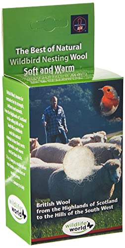 Wildlife World British Nesting Wool - Animalerie Amazon Royaume-Uni à 5.99€