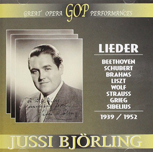 Jussi Bjoerling-Lieder Recital - Musique & Instruments Amazon Royaume-Uni à 10.61€