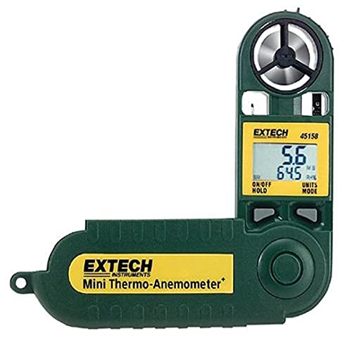 Extech 45158 Mini Thermo-Anémomètre Et Hygromètre Étanche - DIY & Tools Amazon France à 94.55€