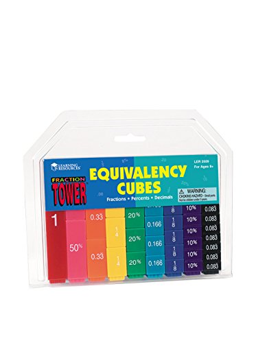 Learning Resources Fraction Tower Equivalency Cubes, Ages... - Jouets & Jeux Amazon Royaume-Uni à 16.33€