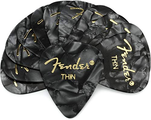 Fender Premium Celluloid 351 Shape Picks, dünn, Schwarz... - Jouets & Jeux Amazon Allemagne à 5.94€