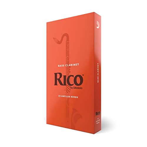 RICO Blätter für Bass-Klarinette Stärke 3.0 (25 Stück) - Deal Amazon à 47.67€