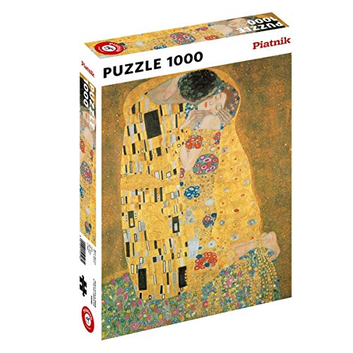 Piantnik - Klimt, Il Bacio, Puzzle, 1000 pezzi - Jouets & Jeux en promo à 12.95€