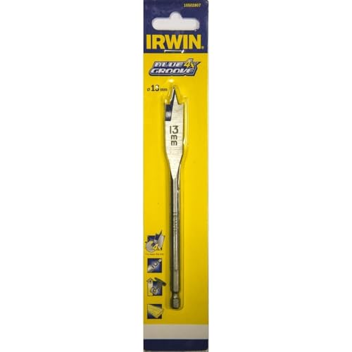 Irwin 10502807 4X Blue Groove Flat Bit, 13mm x 152mm - Maison & Cuisine en promo à 4.90€
