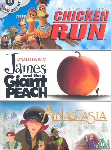 Chicken Run/James and the Giant Peach/Anastasia - Livres & eBooks Amazon France à 20.12€