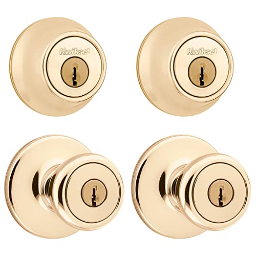 Kwikset 92420-031 - Juego de cerradura y perno de latón... - Jouets & Jeux en promo à 64.03€