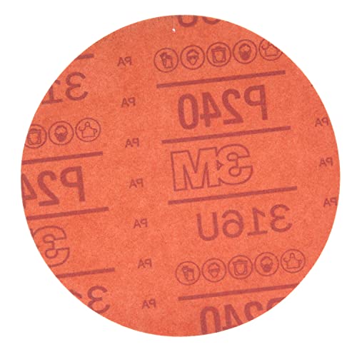 3M Hookit Red Abrasive Disc, 01220, 6 in, P240, 50 discs... - Bricolage & Outils Amazon Royaume-Uni à 5.35€