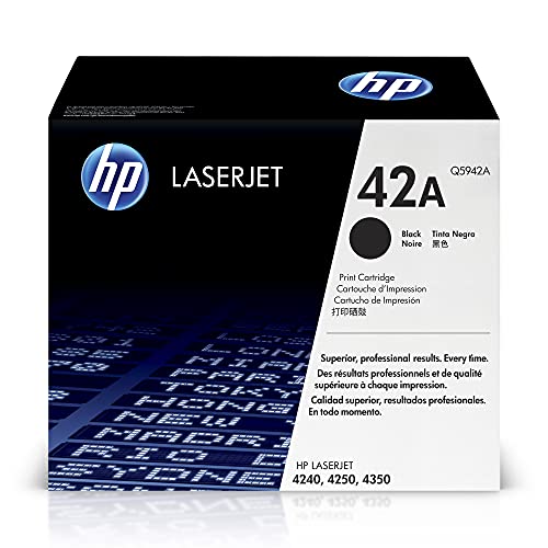 HP 42A - Cartucho de tóner original LaserJet para Laserjet... - High-Tech & Électronique Amazon Espagne à 56.20€