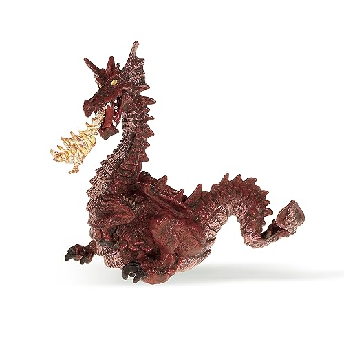 Papo - Statuina Drago Rosso con Fiamma Realistica - 3 Anni... - Jouets & Jeux Amazon Italie à 9.90€
