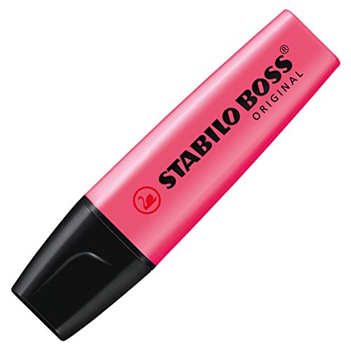 STABILO - surligneur "BOSS ORIGINAL", Couleur Rose, Pointe... - Fournitures Bureau en promo à 0.95€