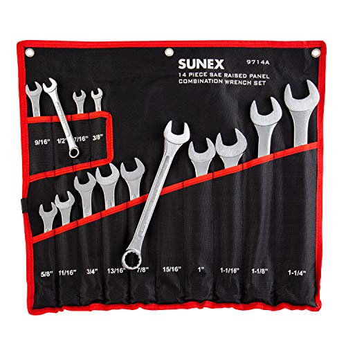 Sunex 9714 SAE juego de llaves combinadas, 14 piezas - Beauty & Fragrances Amazon Spain à 27.12€