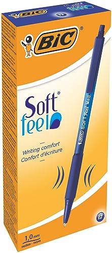 BIC Soft Feel - Stylos-Bille Rétractables avec Grip en... - Maison & Cuisine Amazon France à 5.68€