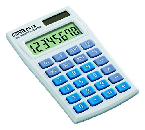 Rexel IBICO 081X Calcolatrice Tascabile - IB410000 - Amazon Italie à 8.99€