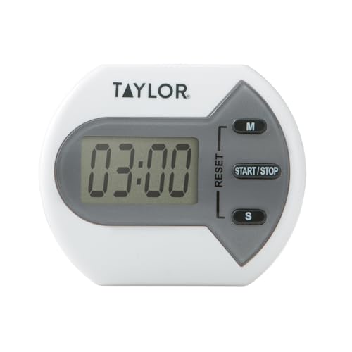 Taylor Precision Products Minuteur numérique Blanc/Gris - Maison & Cuisine Amazon France à 17.50€