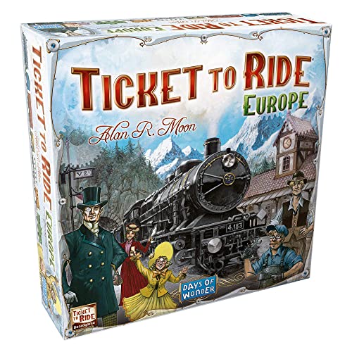 Days of Wonder | Ticket to Ride Europe | Board Game | Ages... - Toys & Games Amazon UK à 24.99€