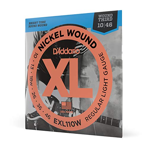 D'Addario EXL110W Nickel Wound E-Gitarrensaiten, Regular... - Maison & Cuisine Amazon Allemagne à 8.30€