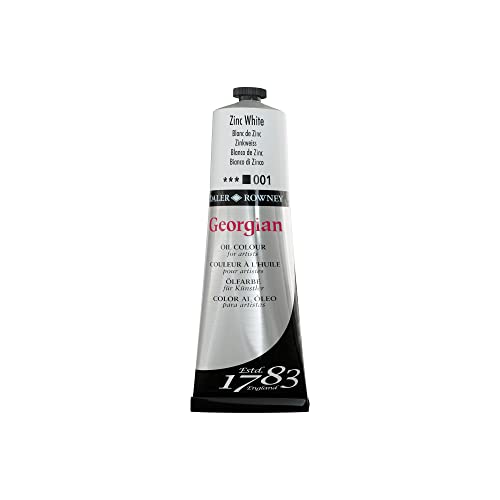 Daler-Rowney Georgian Peinture à l'huile Blanc zinc 225 ml - Auto & Moto Amazon France à 11.20€