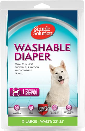 Simple Solution Washable Re-usable Female Dog Diapers... - Maison & Cuisine Amazon Royaume-Uni à 12.12€