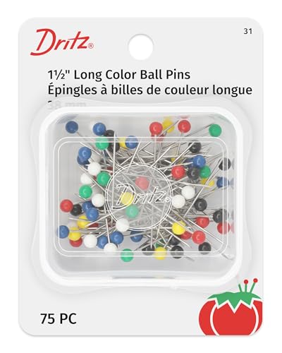 Dritz 81264 3,8 cm Lange Kugelnadeln, 75 Stück... - Bon plan à 8.06€