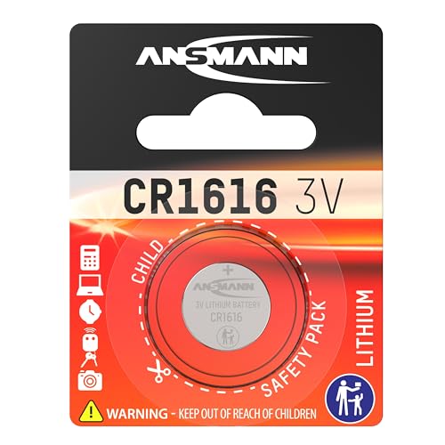ANSMANN 5020132 CR1616 Coin Battery [Pack of 1] Lithium 3V... - Sports & Fitness en promo à 2.77€
