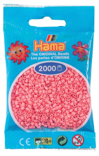 Hama - Confezione da 2000 perline da stirare, plastica, Rosa - Bon plan à 8.16€