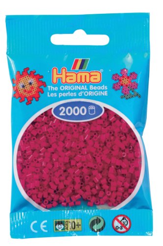 Hama Perlen, Mini-Größe 2.5mm granatrot - Maison & Cuisine Amazon Allemagne à 1.60€