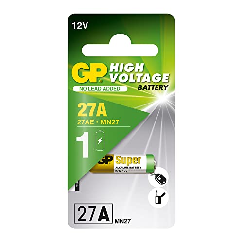 GP Batteries 27A 12 V High Voltage Alkaline Battery... - Sports & Fitness Amazon Royaume-Uni à 1.99€