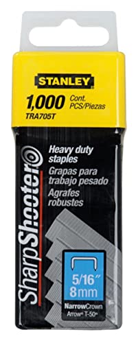 Stanley Tra705T Lot de 1000 agrafes très résistantes 5/16" - Bricolage & Outils Amazon France à 16.24€